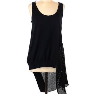 Planet black top asymmetrical with retail $288 tags. One size